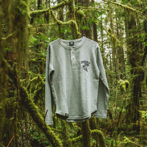 Steelhead Waffle Henley Shirt