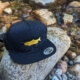 yellow fish trucker hat