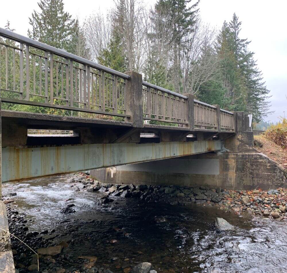 a picture of a bridge over a creek